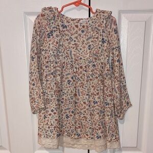 Angel Dear Western Floral Dress with Leggings